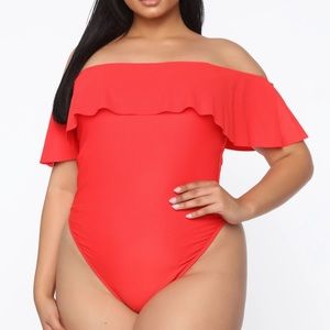 Fashion Nova Flounce with it Swimsuit